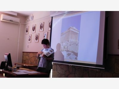 2018.02.19 - Görög templomépítészet kincseiről tartott bemutatóóra
