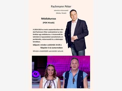 2018.09.06 - Médiakurzus Pachmann Péterrel